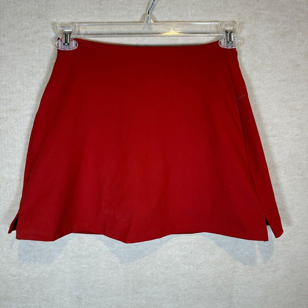 Girlfriend Collective The Skort Womens M Red High Rise Athletic Tennis Skirt
